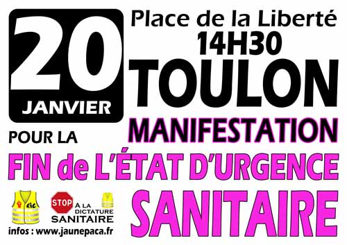 bandeau manif du 20 janvier 2021